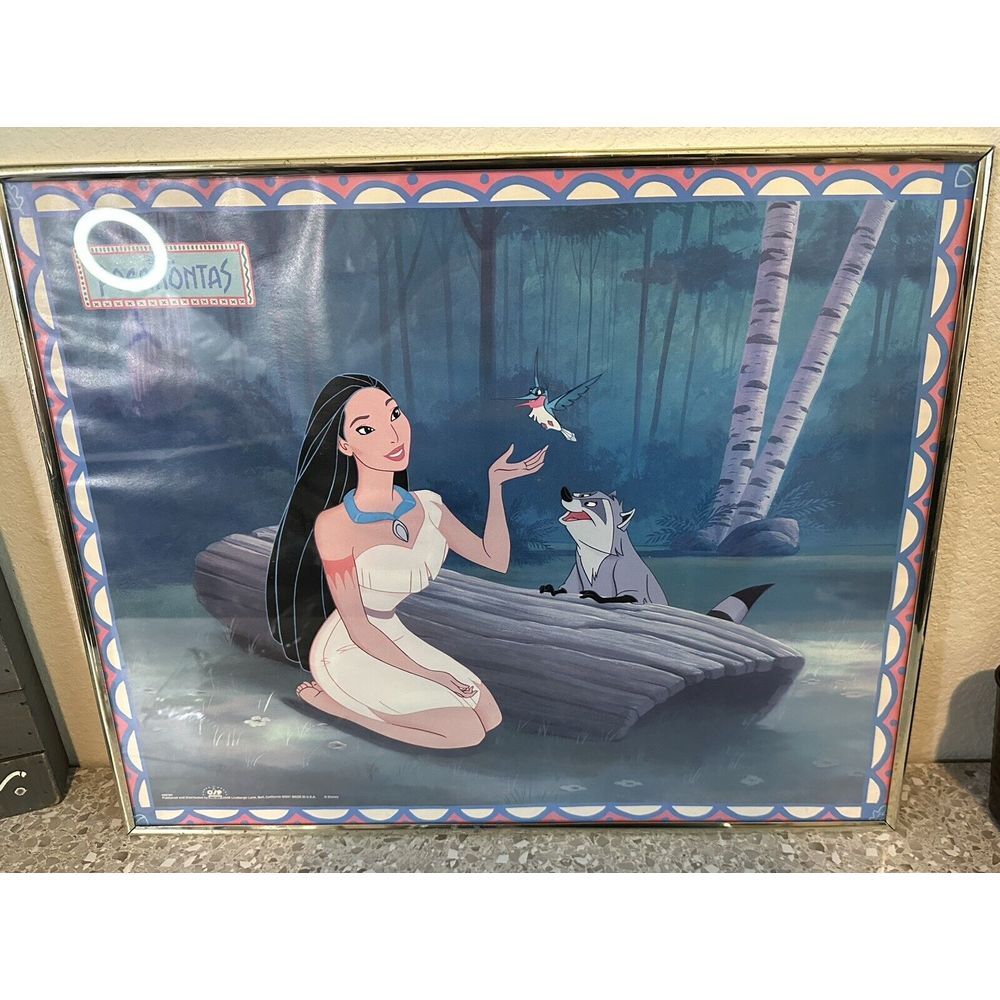 Poster Walt Disneys Pocahontas Forrest Movie Framed